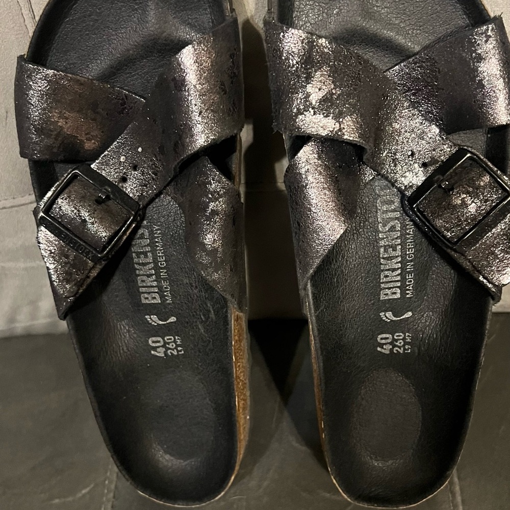 Birkenstock Black Sandals with Buckle